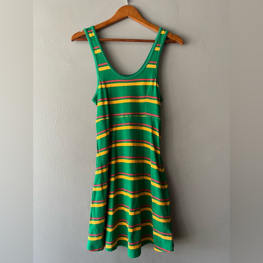 Striped Tie Back Tank Dress || Urban Outfitters